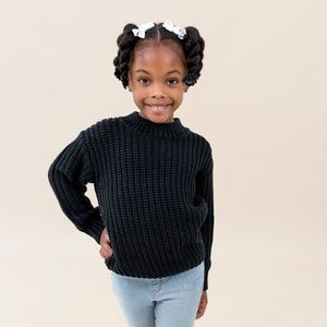 Kyte Baby Chunky Knit Sweater in Midnight Size 12-18 monthsMidnight / 12-18 mont